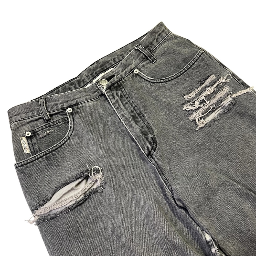 Distressed High Rise Pendleton Jeans - image 4
